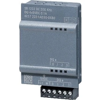 Afbeelding van Siemens simatic s7 1200 digital output sb 1222 4dq 5vdc 200khz 6es7222 1ad30 0xb0