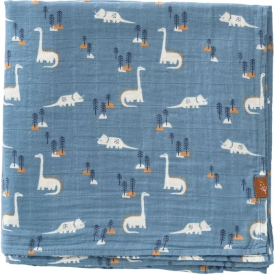 Afbeelding van Fresk Hydrofiele Doek 120x120cm Dino