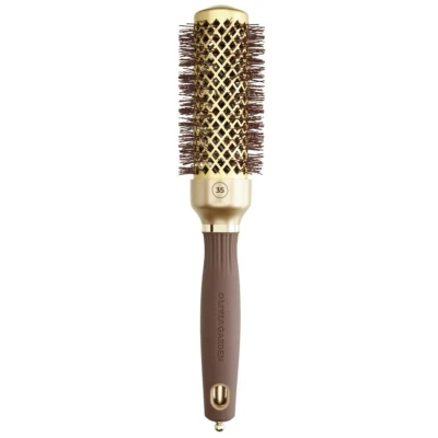 Afbeelding van Olivia Garden Expert Blowout Shine Gold &amp; Brown 35 mm