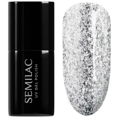 Afbeelding van Semilac UV nagellak 292 Silver Shimmer 7ml