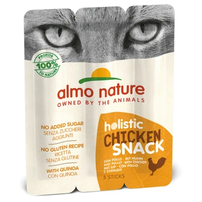 Afbeelding van Almo Nature Holistic Snack Kat 3x5 g Kattensnack Kip