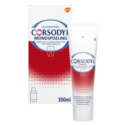 Afbeelding van Corsodyl Mondspoeling 2mg/ml