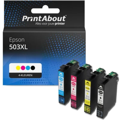 Afbeelding van Huismerk Epson C13T09R64010 (503XL) Inktcartridge 4 kleuren Voordeelbundel Hoge capaciteit