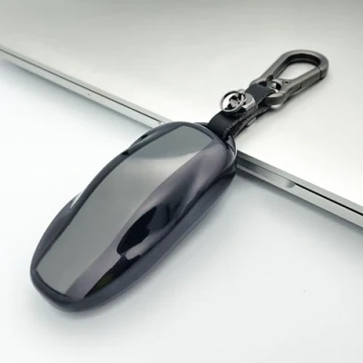 Afbeelding van TANDRIVE Sleutelhanger Cover Houder voor Tesla Model S (X Y 3), Zwart