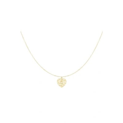Afbeelding van hart ketting Goudkleur valentijn