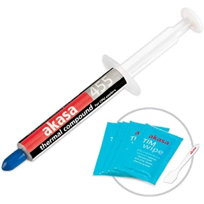 Afbeelding van Akasa TIM Wipe Kit Reinigungstücher+ Wärmeleitpaste heat sink compound Koelpasta 2,4 W/m·K