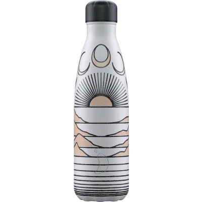 Afbeelding van Thermosfles Grijs Another Day 500ml RVS Chilly&#039;s Artist Edition 7 X 26,5 Cm