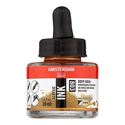 Afbeelding van Amsterdam ACRYLC INK DEEP GOLD, One Size