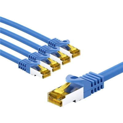 Afbeelding van Goobay 69392 netwerkkabel Blauw 3 m Cat7 S/FTP (S STP)
