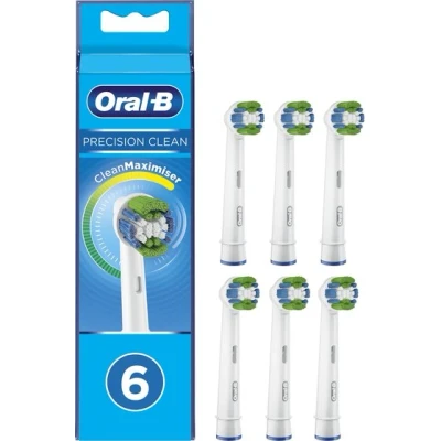Afbeelding van Oral B Precision Clean Opzetborstels Met CleanMaximiser 6 Stuks