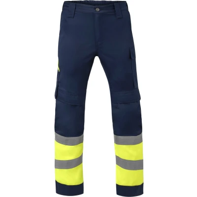 Afbeelding van HAVEP Werkbroek High Vis 80573 Marine/Fluo Geel