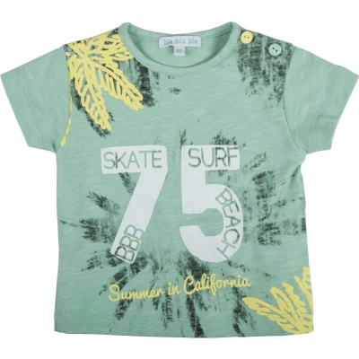 Afbeelding van T shirt Korte mouwen Unie Groen Skate / surf 3 maand 62
