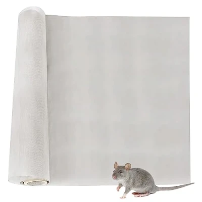 Afbeelding van Gaasdoek, 30 x 100 cm, om stof te filteren en muggen voorkomen, het geweven draadgaas bestaat uit duurzaam 304 roestvrij staal (120 mesh)