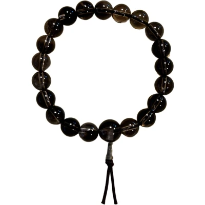 Afbeelding van Ruben Robijn Rookkwarts powerbead armband