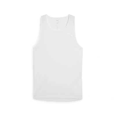 Afbeelding van Puma Raceday Ultraspun Singlet Top, Heren, Maat: Large, White