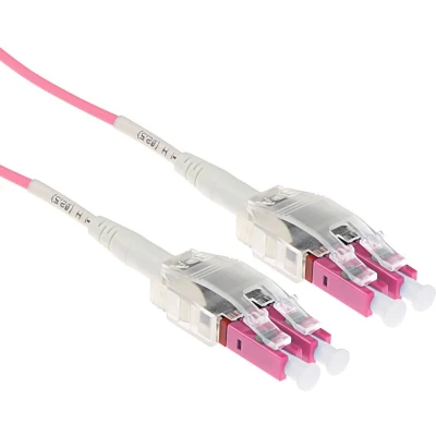 Afbeelding van ACT RL8401 Multimode Glasvezelkabel 50/125 OM4 Polarity Twist Patchkabel LC/LC 1 meter
