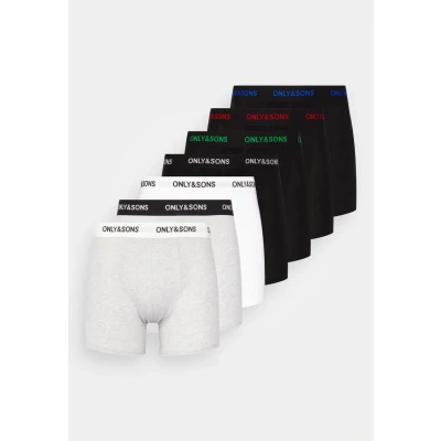 Afbeelding van Only &amp; Sons Onsfitz Trunk 7 PACK Onderbroeken, Heren, Maat: Small, Black