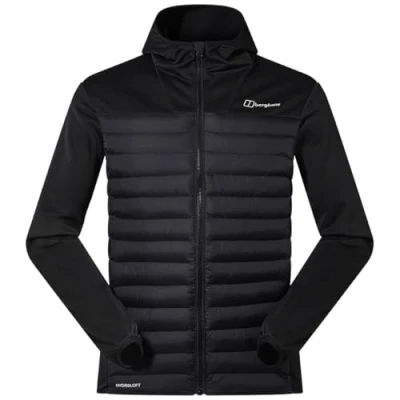 Afbeelding van Berghaus, Mannen, Buitenjas, Kurtka hybrydowa męska Vaskye Hooded Hybrid Jacket roz. M brązowa (M), Bruin,