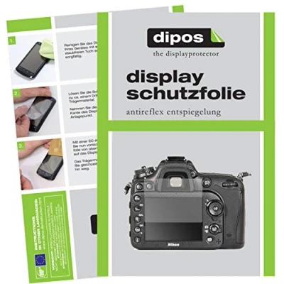 Afbeelding van dipos I 2x Beschermfolie mat geschikt voor Nikon D7100 Folie screen protector