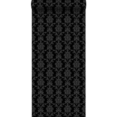 Afbeelding van Leen Bakker ESTAhome Behang Barokprint Zwart 53cm X 10,05 M Vlies