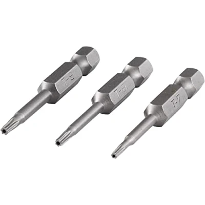 Afbeelding van Wolfcraft Bit set TORX® met boring Maat 7, 8, 9 3 delig 1260000