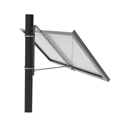 Afbeelding van enjoy solar Aluminium masthouder met hellingshoek 45 voor enkel paneel, zonnepaneel, geschikt modulebreedte 100 670 mm (inclusief schroeven en moeren).