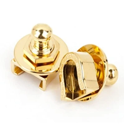 Afbeelding van Fender straplocks goud zonder buttons (set van 2)