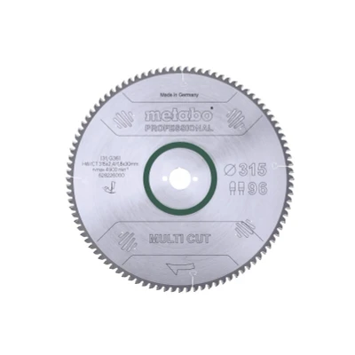 Afbeelding van Metabo Accessoires Cirkelzaagblad HW/CT Ø 315x30, 96 FZ/TZ 628226000