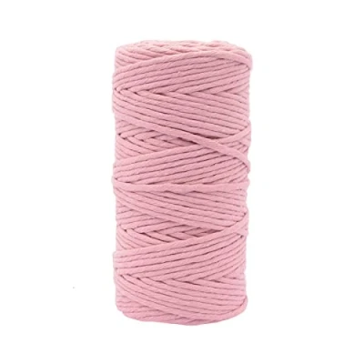 Afbeelding van Vaessen Creative Macrame Touw Oudroze 3mmx100m