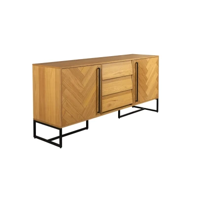 Afbeelding van Dutchbone Dressoir CLASS Hoog Eiken