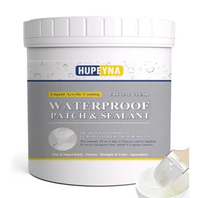 Afbeelding van Vloeibare Waterdichte Dichtingsproduct, Hupeyna Onzichtbare Agent Transparante Reparerende Lek Lijm, Binnen &amp; Buiten Coating