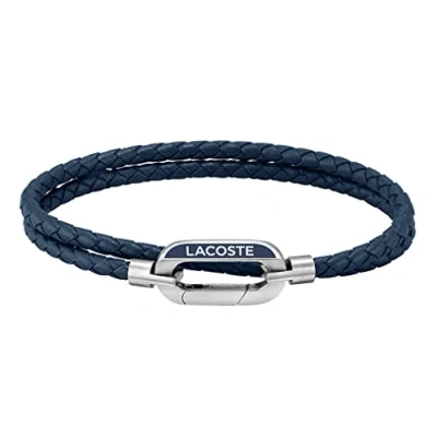 Afbeelding van Lacoste Starboard Armband, Heren, Maat: One Size, Silber / blau