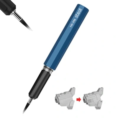 Afbeelding van stedi Model Scriber Chisel, wolfraam stalen bladen 0,15 mm, voor modelbouw hobby, schaalmodel Rg, Gundam Kit, het schrijven van lijn, gegraveerd, panel hars, blauw