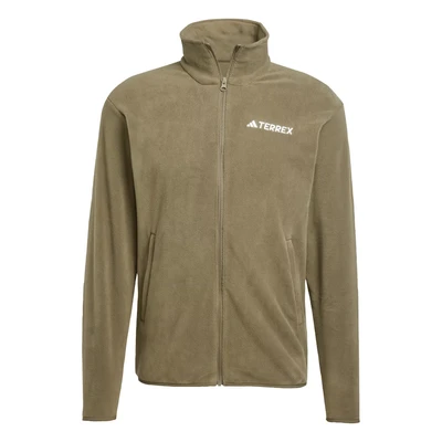 Afbeelding van adidas Heren Terrex Multi Essentials Full Zip Fleece Jacket, olive strata, L