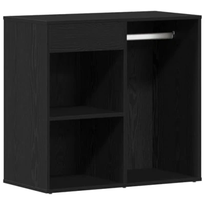 Afbeelding van vidaXL Cosmetische Kast Zwart eiken Hout 80 x 40 75 cm Opslag