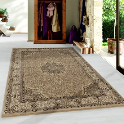 Afbeelding van Perzisch vloerkleed Kashmir Beige 2601 300x400cm Adana Carpets