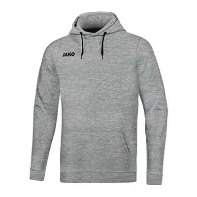Afbeelding van Sweater met kap Base Lichtgrijs gemeleerd / 128