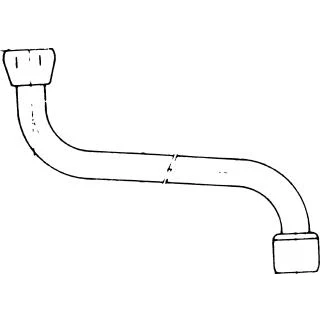 Afbeelding van Venlo S uitloop draaibaar met perlator 1/2&quot; x 150 mm