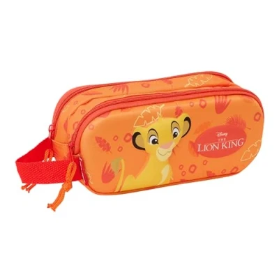 Afbeelding van Safta EL Rey Leon 3D etui voor kinderen, ideaal schoolleeftijd, comfortabel en veelzijdig, kwaliteit duurzaamheid, 21 x 6 8 cm, Oranje, Standaard, casual