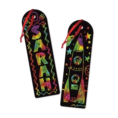 Afbeelding van Melissa &amp; Doug Bookmark Scratch Art Party Pack