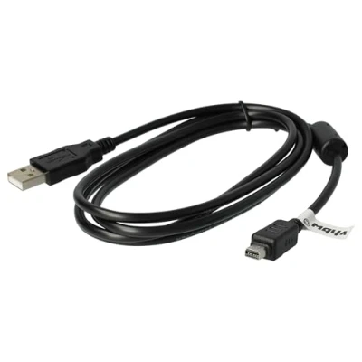 Afbeelding van vhbw USB datakabel compatibel met Olympus Stylus MJU serie vervangt CB USB5, USB6