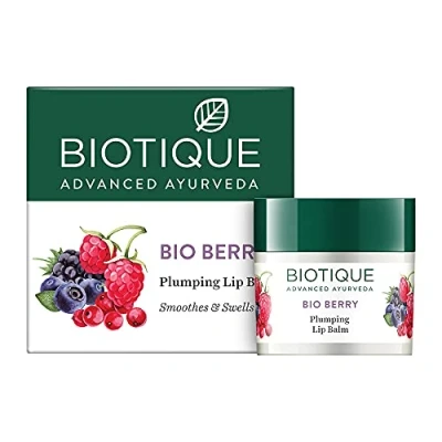Afbeelding van Biotique Berry Plumping Lip Balsem Smoothes and Swells Lips