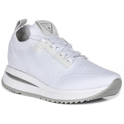 Afbeelding van Guess ESTI Sneakers laag, Dames, Maat: 38, White Imitatieleer/ textiel