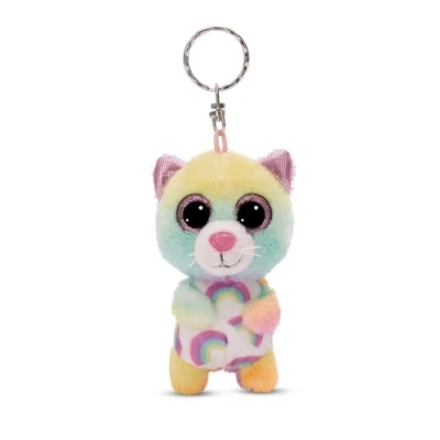 Afbeelding van Sleutelhanger GLUBSCHIS Kat Miss Mellie 9 cm kleurrijk