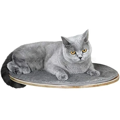 Afbeelding van Kerbl Muurplank Tofana Oval Grijs 50x35x1,5cm