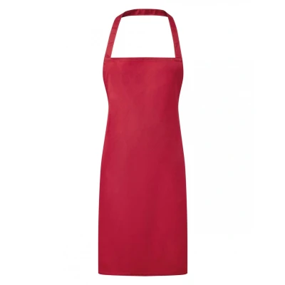 Afbeelding van Premier Essential Bib Apron PR165 Red