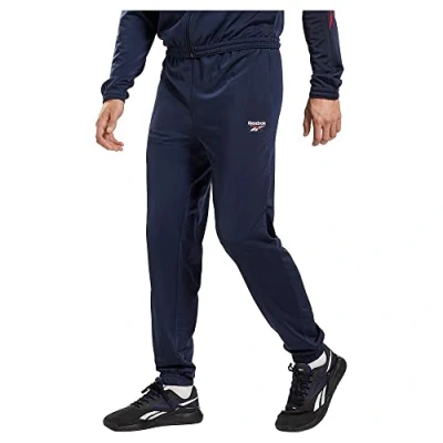 Afbeelding van Reebok Vector Trackpant Trainingsbroek, Heren, Maat: Large, navy