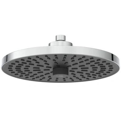 Afbeelding van Ideal Standard Aluminium + ronde douchekop met twee functies voor douchekolen, diameter 26 cm, verchroomd