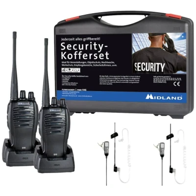 Afbeelding van Midland G10 Pro PMR 2er Security Koffer MA31 LK C1107.S4 portofoon Set van 2 stuks