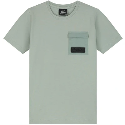 Afbeelding van Malelions Junior Tshirt Nylon Pocket Groen 152